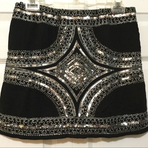 Forever 21 Sequins, Beaded, & Embroidered Skirt - Picture 1 of 6